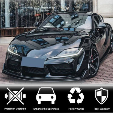Toyota GR Supra J29 MK5 A90 2019-2021 Front Bumper Lip Carbon Fiber-Ahacarbon