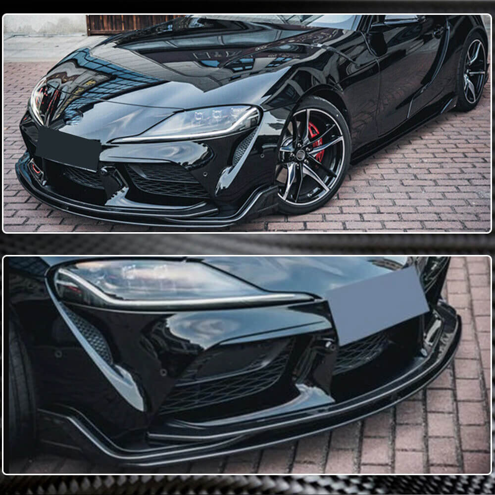 Toyota GR Supra J29 MK5 A90 2019-2021 Front Bumper Lip Carbon Fiber-Ahacarbon