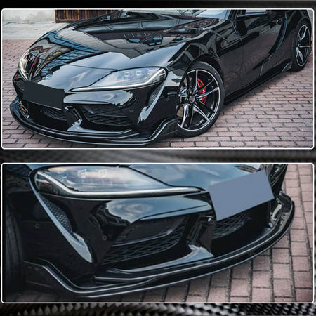 Toyota GR Supra J29 MK5 A90 2019-2021 Front Bumper Lip Carbon Fiber-Ahacarbon