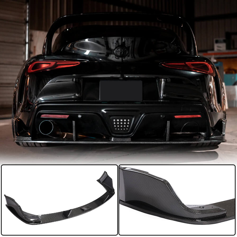 Toyota GR Supra J29 MK5 A90 A91 Rear Bumper Diffuser Carbon Fiber-Ahacarbon
