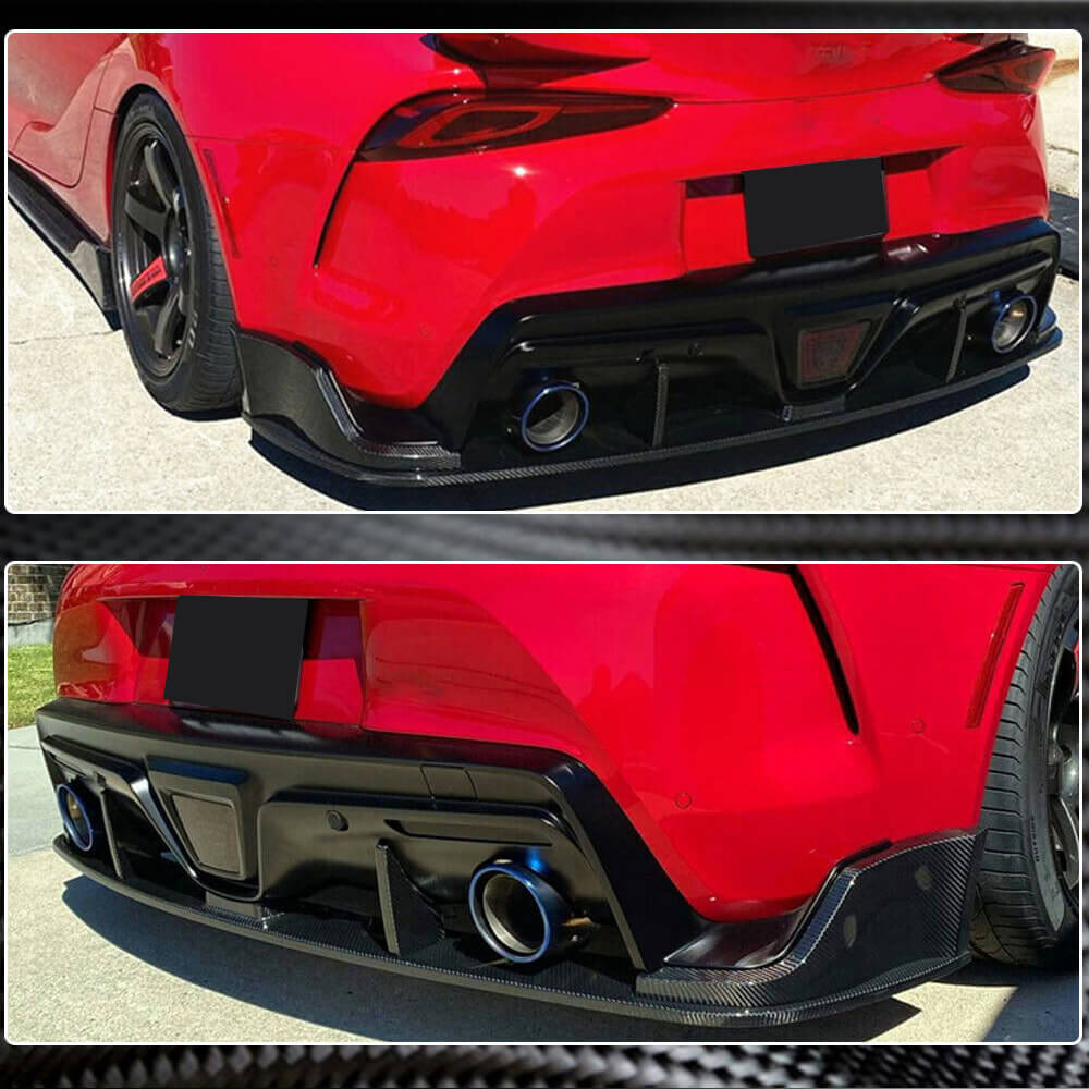 Toyota GR Supra J29 MK5 A90 A91 Rear Bumper Diffuser Carbon Fiber-Ahacarbon