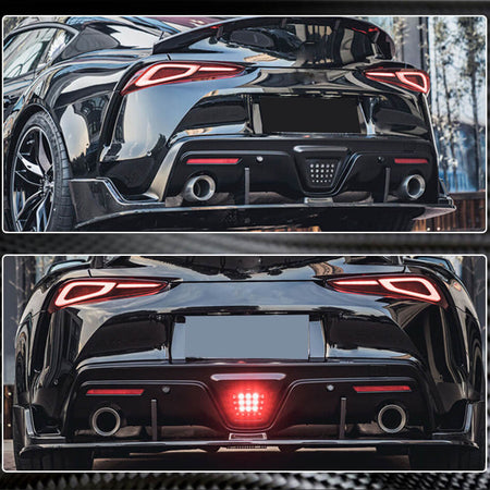 Toyota GR Supra J29 MK5 A90 A91 Rear Bumper Diffuser Carbon Fiber-Ahacarbon