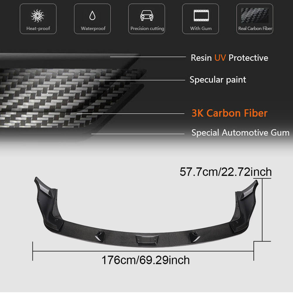 Toyota GR Supra J29 MK5 A90 A91 Rear Bumper Diffuser Carbon Fiber-Ahacarbon