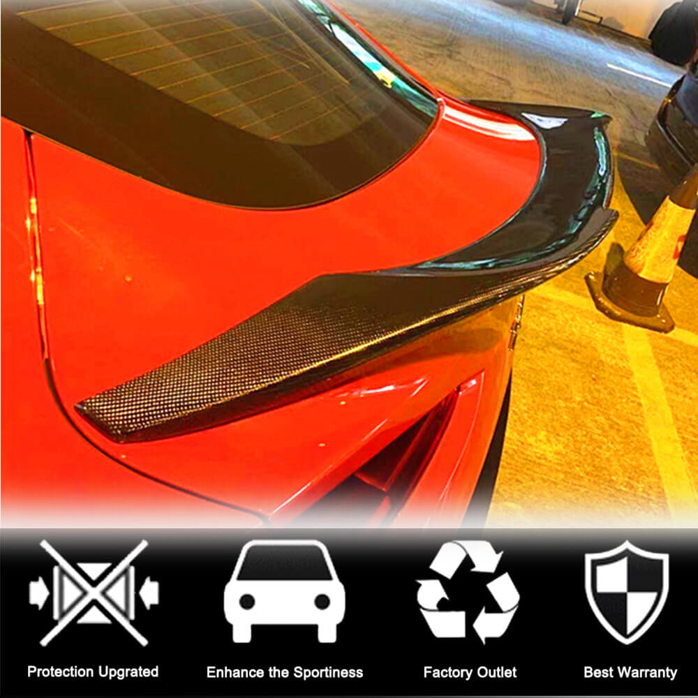 Toyota GR Supra J29 MK5 (A90/A91) 2019-2023 Rear Trunk Spoiler Carbon Fiber-Ahacarbon