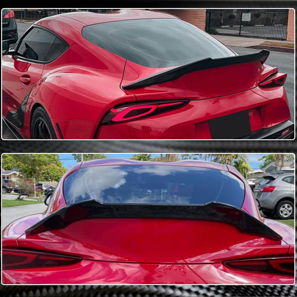 Toyota GR Supra J29 MK5 (A90/A91) 2019-2023 Rear Trunk Spoiler Carbon Fiber-Ahacarbon