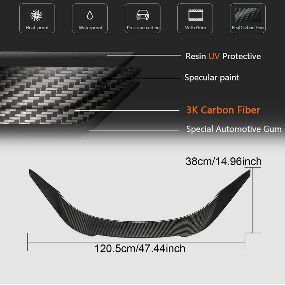 Toyota GR Supra J29 MK5 (A90/A91) 2019-2023 Rear Trunk Spoiler Carbon Fiber-Ahacarbon