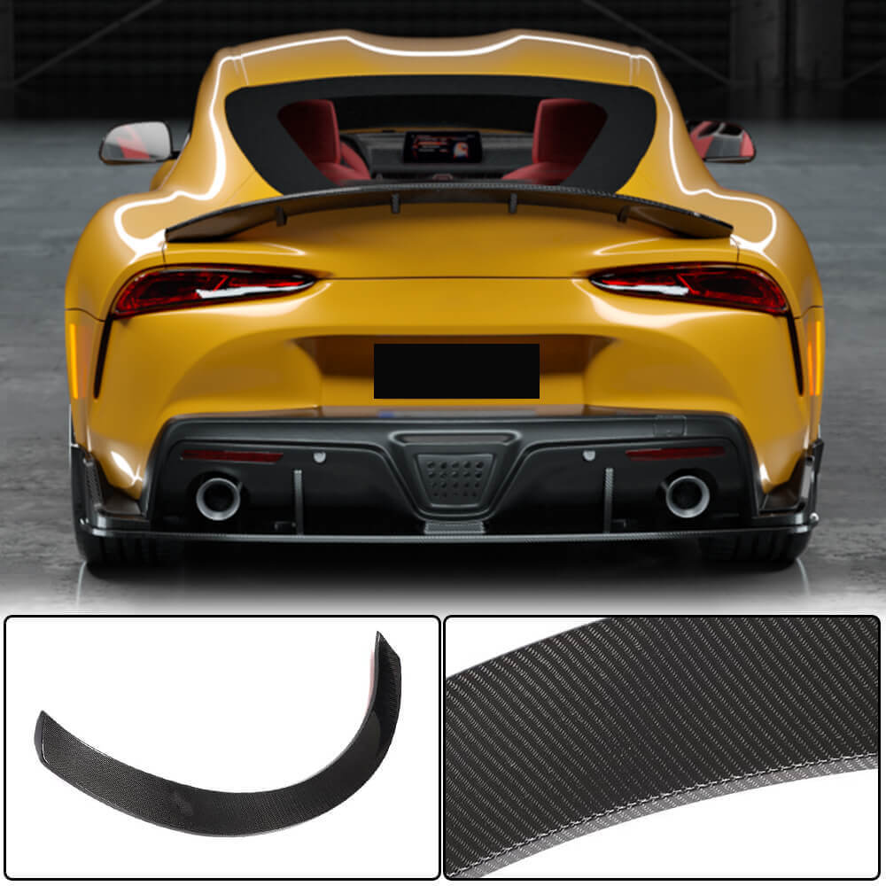 Toyota GR Supra J29 MK5 A90 A91 2020-2023 Rear Trunk Spoiler Carbon Fiber-Ahacarbon