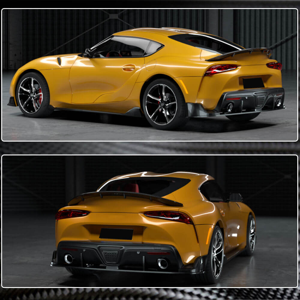 Toyota GR Supra J29 MK5 A90 A91 2020-2023 Rear Trunk Spoiler Carbon Fiber-Ahacarbon