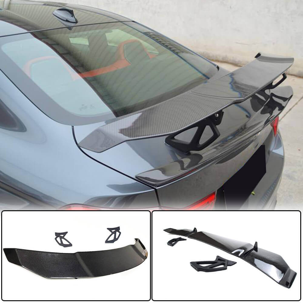 BMW F22 E90 E92 E93 F30 F80 F82 M2 M3 M4 M5 M6 Universal Rear Trunk Spoiler Carbon Fiber-Ahacarbon