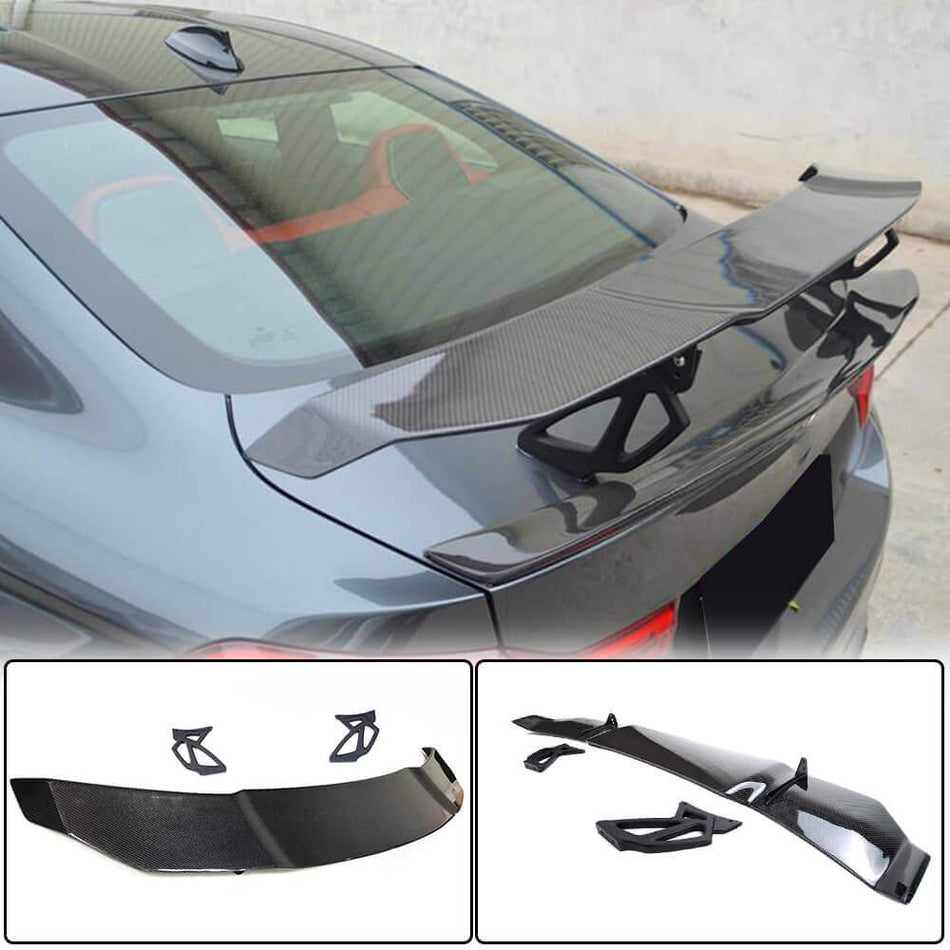 BMW F22 E90 E92 E93 F30 F80 F82 M2 M3 M4 M5 M6 Universal Rear Trunk Spoiler Carbon Fiber-Ahacarbon