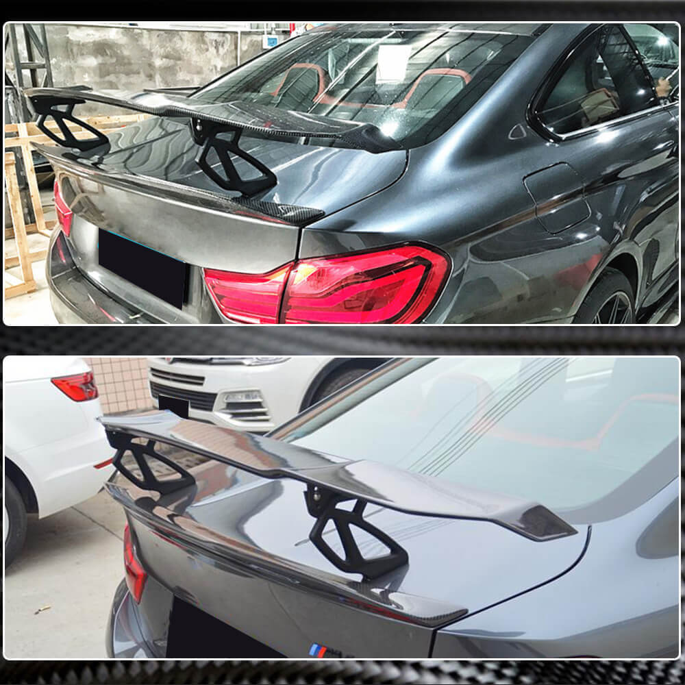 BMW F22 E90 E92 E93 F30 F80 F82 M2 M3 M4 M5 M6 Universal Rear Trunk Spoiler Carbon Fiber-Ahacarbon