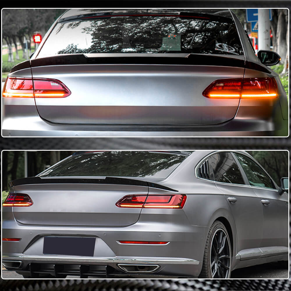 Volkswagen VW Arteon CC 2019-2022 Rear Trunk Spoiler Carbon Fiber-Ahacarbon