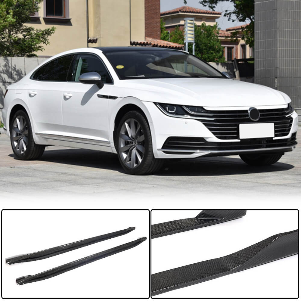 Volkswagen VW Arteon CC 2019-2021 Side Skirts Carbon Fiber-Ahacarbon