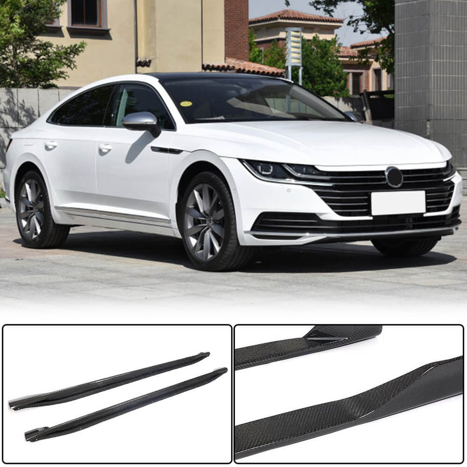 Volkswagen VW Arteon CC 2019-2021 Side Skirts Carbon Fiber-Ahacarbon