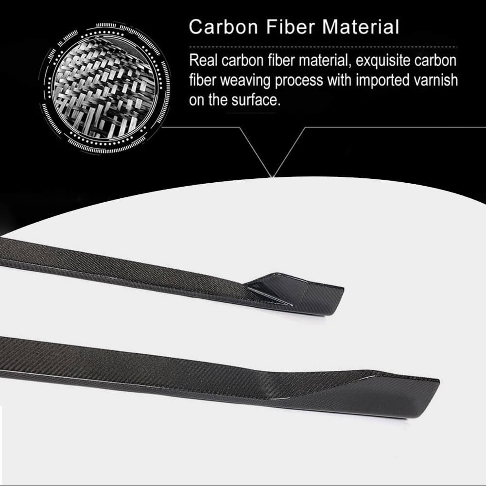 Volkswagen VW Arteon CC 2019-2021 Side Skirts Carbon Fiber-Ahacarbon