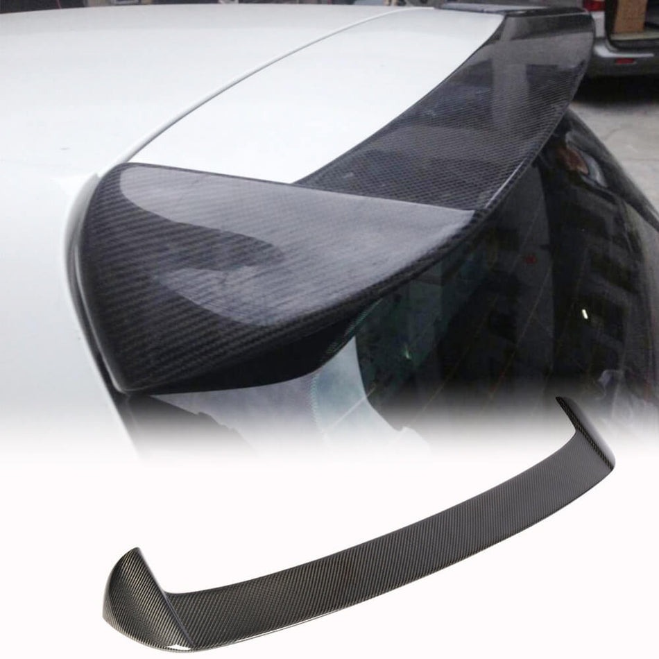 For Volkswagen VW Golf 6 MK6 Base Carbon Fiber Rear Roof Spoiler Window Wing Lip-Ahacarbon