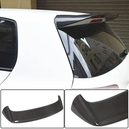 Volkswagen VW Golf 6 MK6 Base 2010-2013 Rear Roof Spoiler Carbon Fiber-Ahacarbon