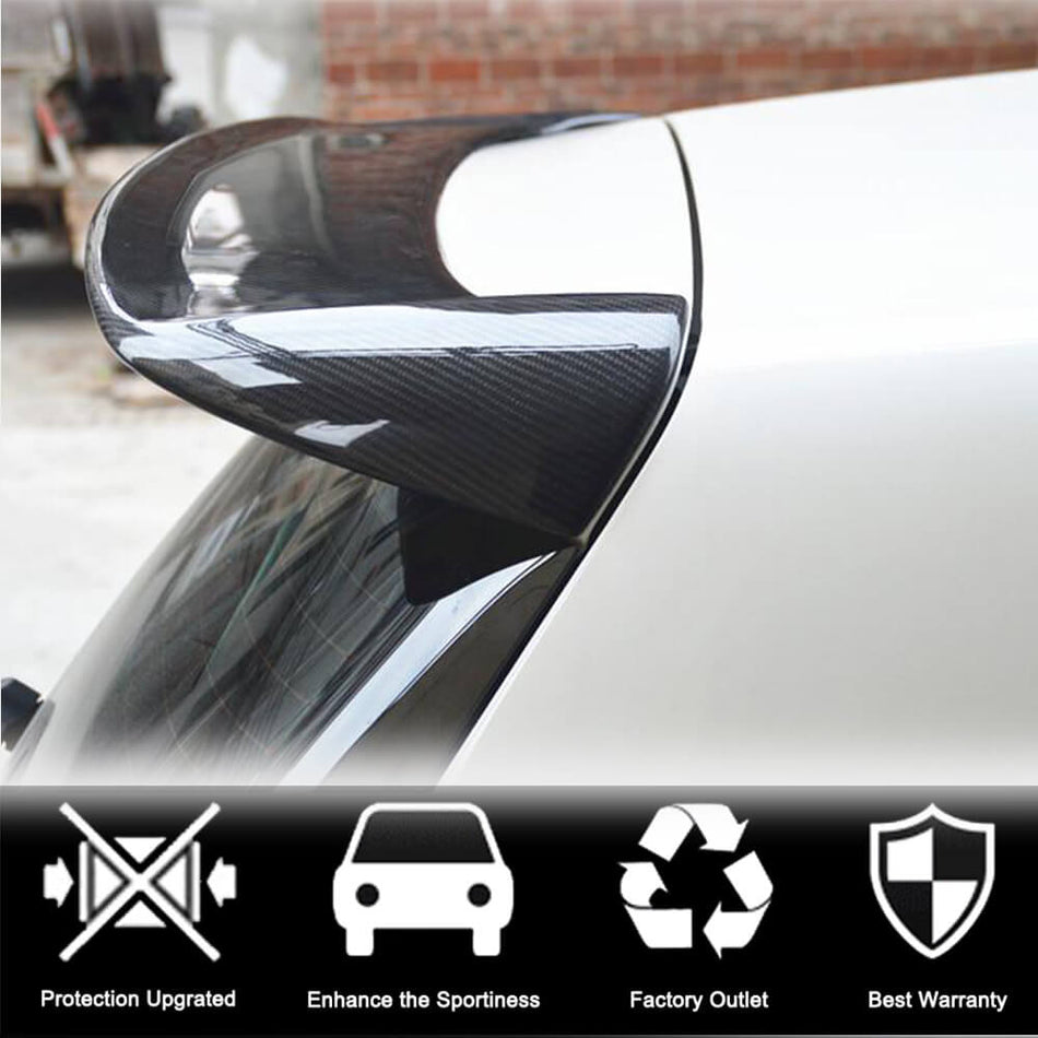 Volkswagen VW Golf 6 MK6 Base 2010-2013 Rear Roof Spoiler Carbon Fiber-Ahacarbon