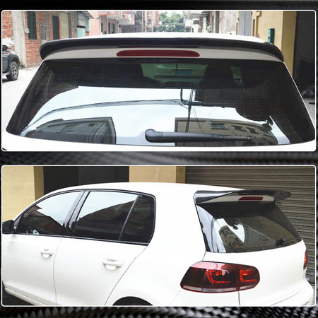 Volkswagen VW Golf 6 MK6 Base 2010-2013 Rear Roof Spoiler Carbon Fiber-Ahacarbon