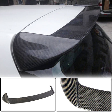 For Volkswagen VW Golf 6 MK6 Base Carbon Fiber Rear Roof Spoiler Window Wing Lip-Ahacarbon