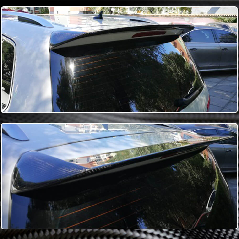For Volkswagen VW Golf 6 MK6 Base Carbon Fiber Rear Roof Spoiler Window Wing Lip-Ahacarbon