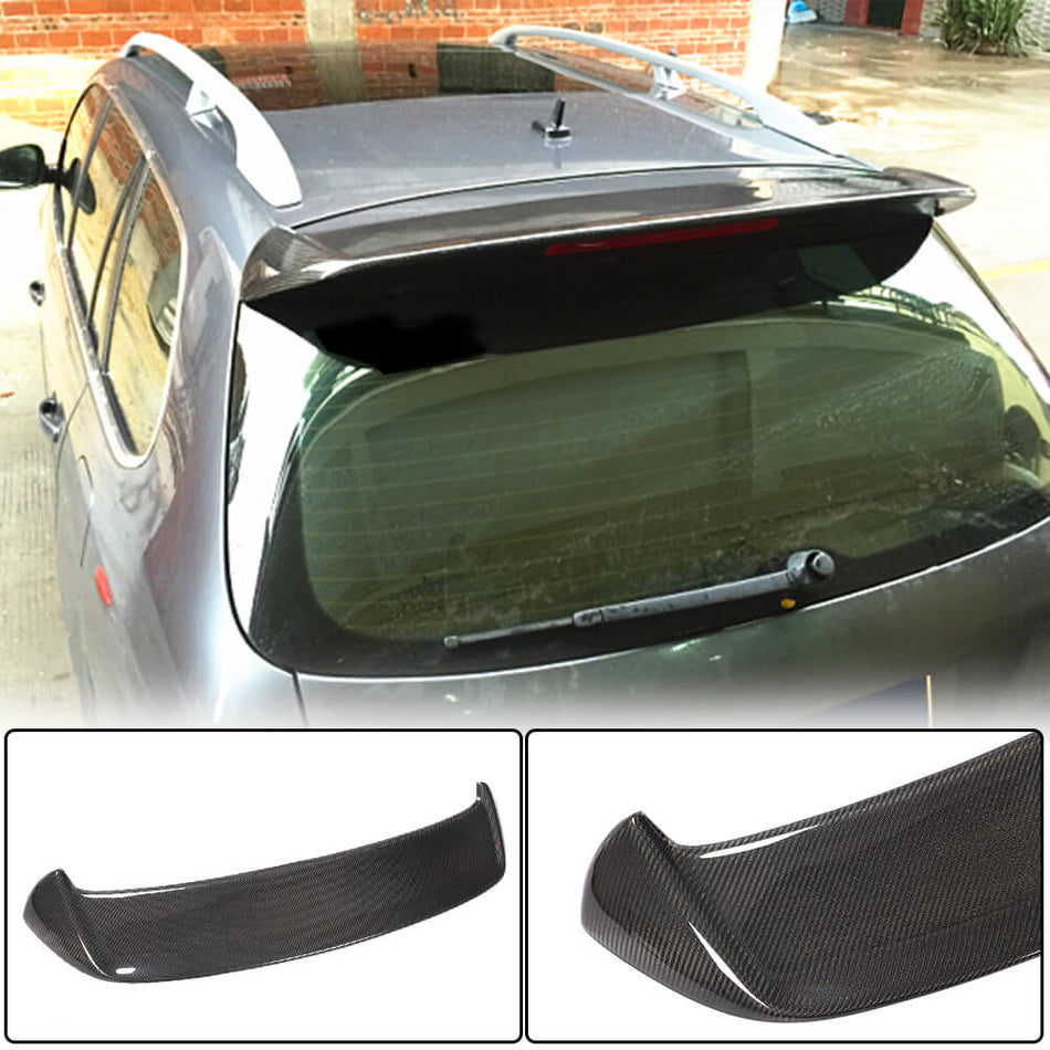 Volkswagen VW Golf 6 MK6 Base Wagon 2010-2014 Rear Roof Spoiler Carbon Fiber-Ahacarbon