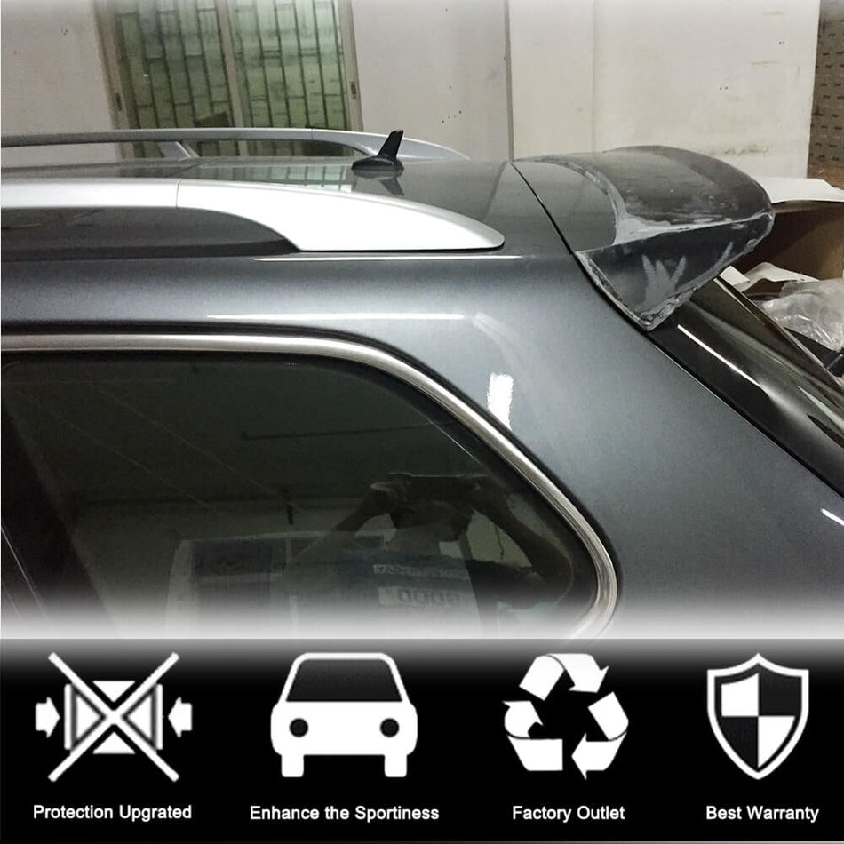 Volkswagen VW Golf 6 MK6 Base Wagon 2010-2014 Rear Roof Spoiler Carbon Fiber-Ahacarbon