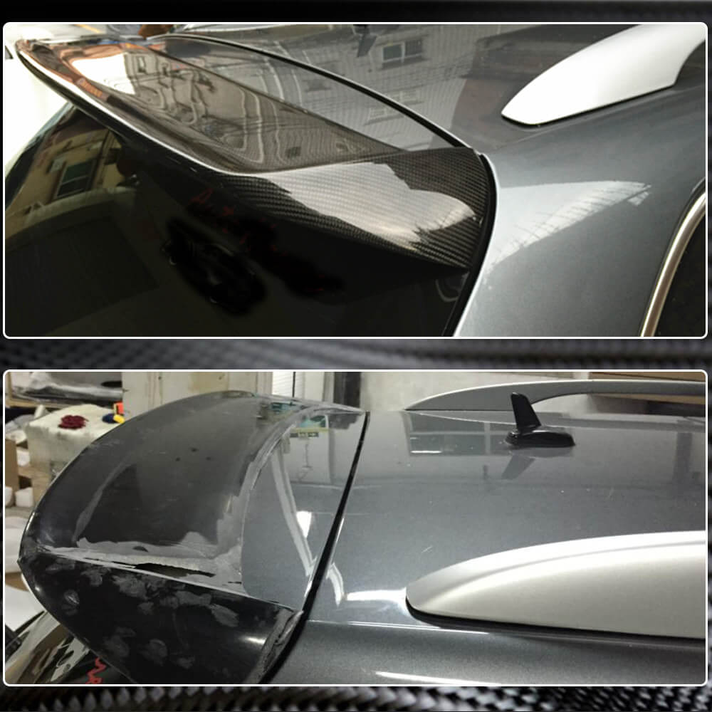 Volkswagen VW Golf 6 MK6 Base Wagon 2010-2014 Rear Roof Spoiler Carbon Fiber-Ahacarbon