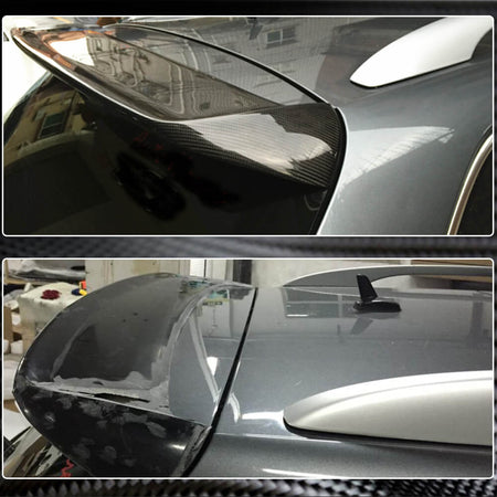 Volkswagen VW Golf 6 MK6 Base Wagon 2010-2014 Rear Roof Spoiler Carbon Fiber-Ahacarbon
