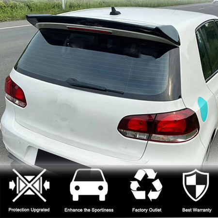 Volkswagen VW Golf 6 MK6 GTI R/R20 2010-2013 Rear Roof Spoiler Carbon Fiber-Ahacarbon