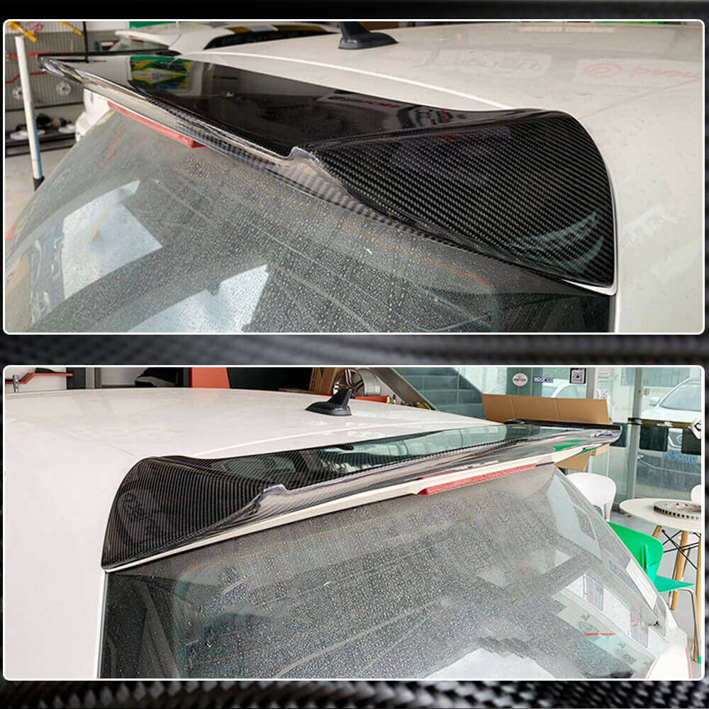 Volkswagen VW Golf 6 MK6 GTI R/R20 2010-2013 Rear Roof Spoiler Carbon Fiber-Ahacarbon