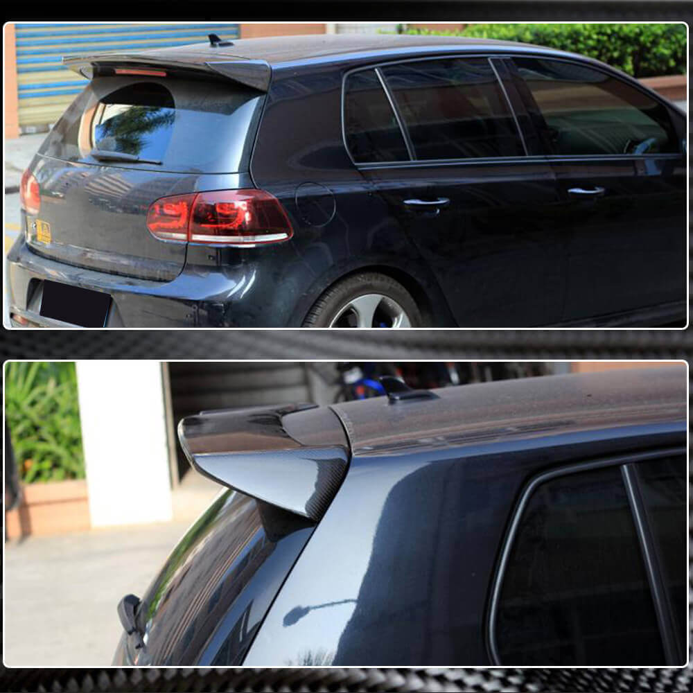 Volkswagen VW Golf 6 MK6 GTI R/R20 2010-2013 Rear Roof Spoiler Carbon Fiber-Ahacarbon