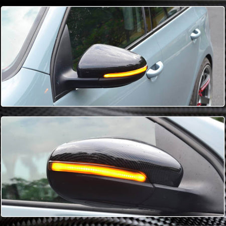 Volkswagen VW Golf 6 MK6 GTI R R20 2010-2014 Mirror Covers Carbon Fiber-Ahacarbon