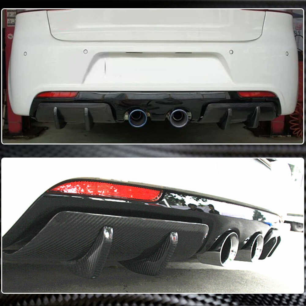 Volkswagen VW Golf 6 MK6 R/R20 2010-2013 Rear Bumper Diffuser Carbon Fiber-Ahacarbon
