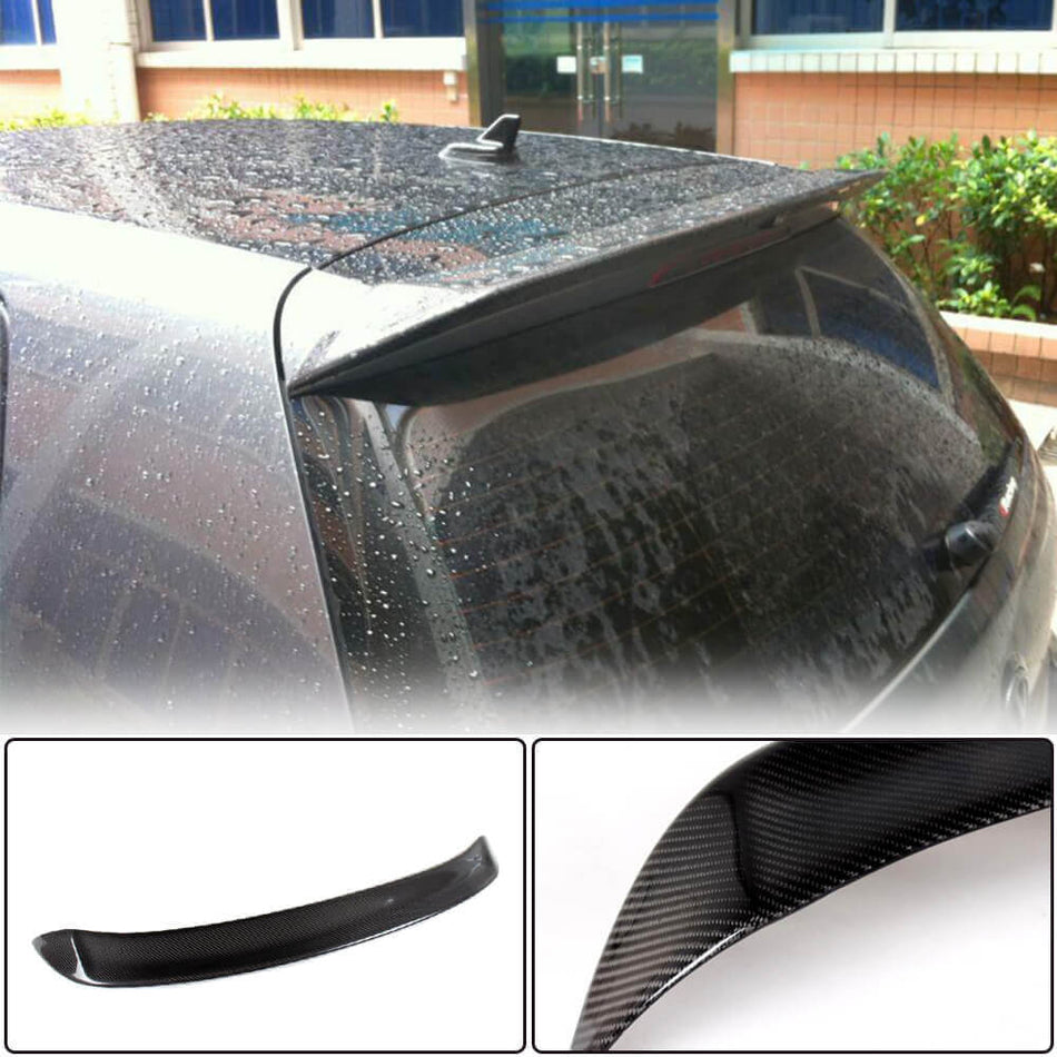 Volkswagen VW Golf 6 MK6 Standard 2010-2013 Rear Roof Spoiler Carbon Fiber/FRP-Ahacarbon
