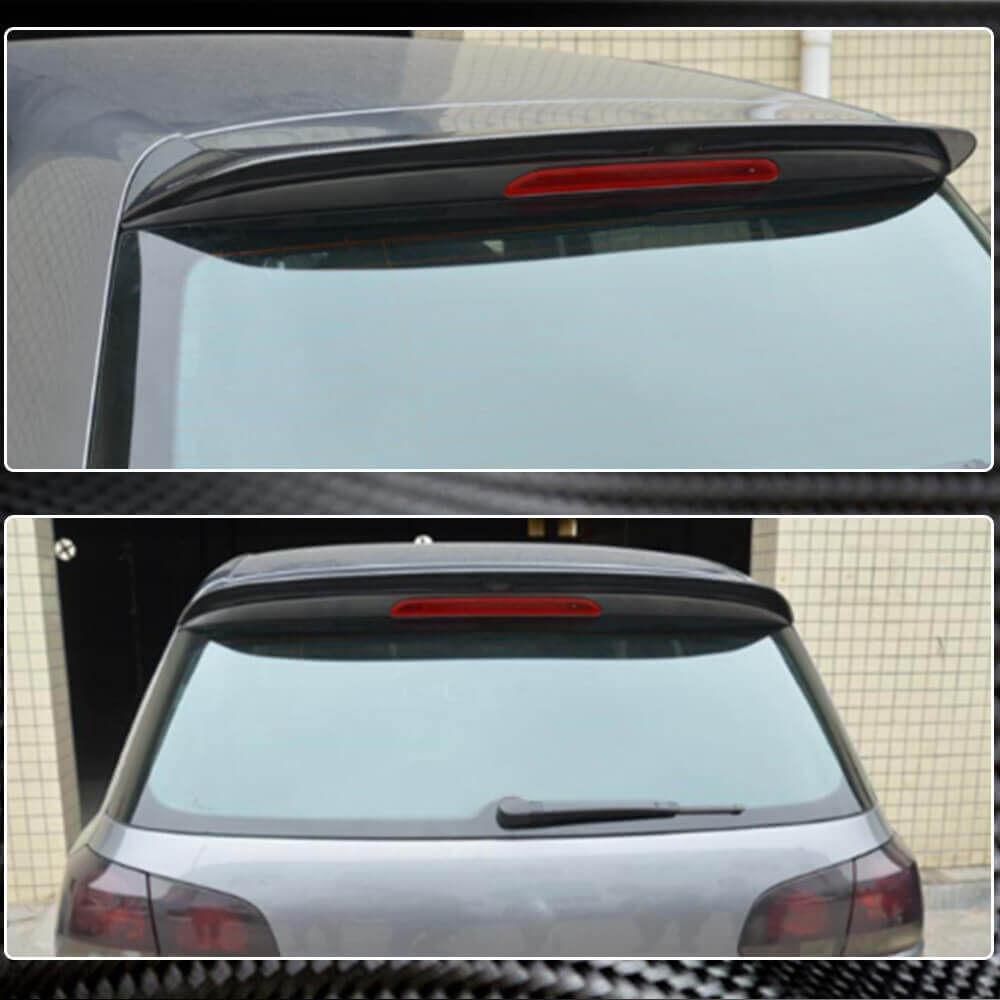 Volkswagen VW Golf 6 MK6 Standard 2010-2013 Rear Roof Spoiler Carbon Fiber/FRP-Ahacarbon