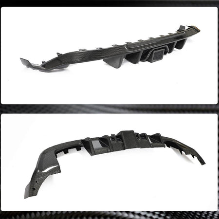 Volkswagen VW Golf 7.5 MK7.5 Base/R/GTI 2018-2020 Rear Bumper Diffuser Carbon Fiber (With Brake Light)-Ahacarbon