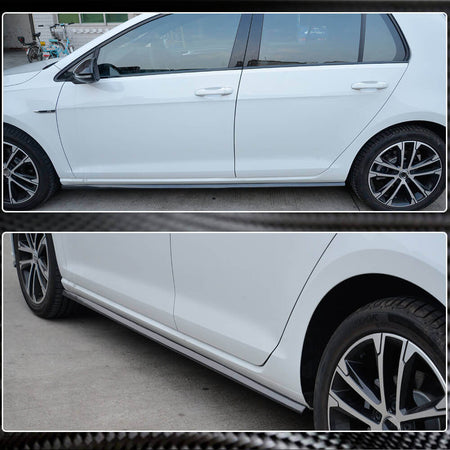 Volkswagen VW Golf 7.5 MK7.5 R R-Line 2017-2019 Side Skirts Carbon Fiber-Ahacarbon