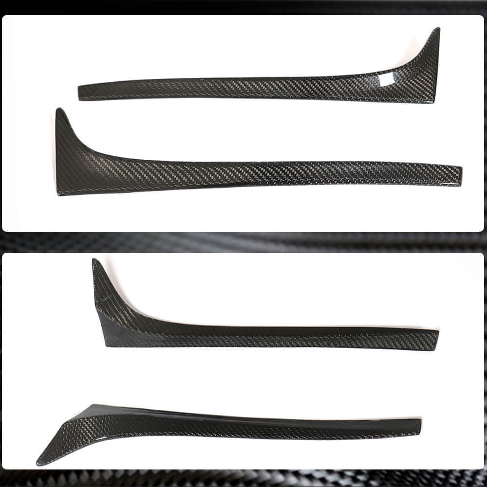 Volkswagen VW Golf 7 7.5 MK7 MK7.5 2014-2019 Rear Roof Side Window Vent Spoiler | Non-GTI Non-R Carbon Fiber/ABS-Ahacarbon