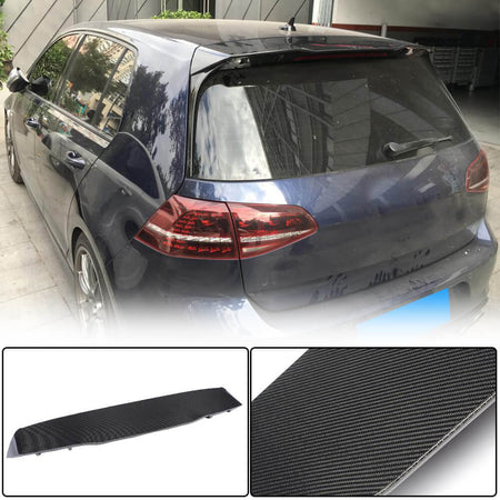 Volkswagen VW Golf 7 7.5 MK7 MK7.5 GTI R 2014-2019 Rear Roof Spoiler Carbon Fiber-Ahacarbon