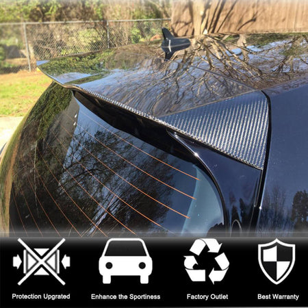 Volkswagen VW Golf 7 7.5 MK7 MK7.5 GTI R 2014-2019 Rear Roof Spoiler Carbon Fiber-Ahacarbon