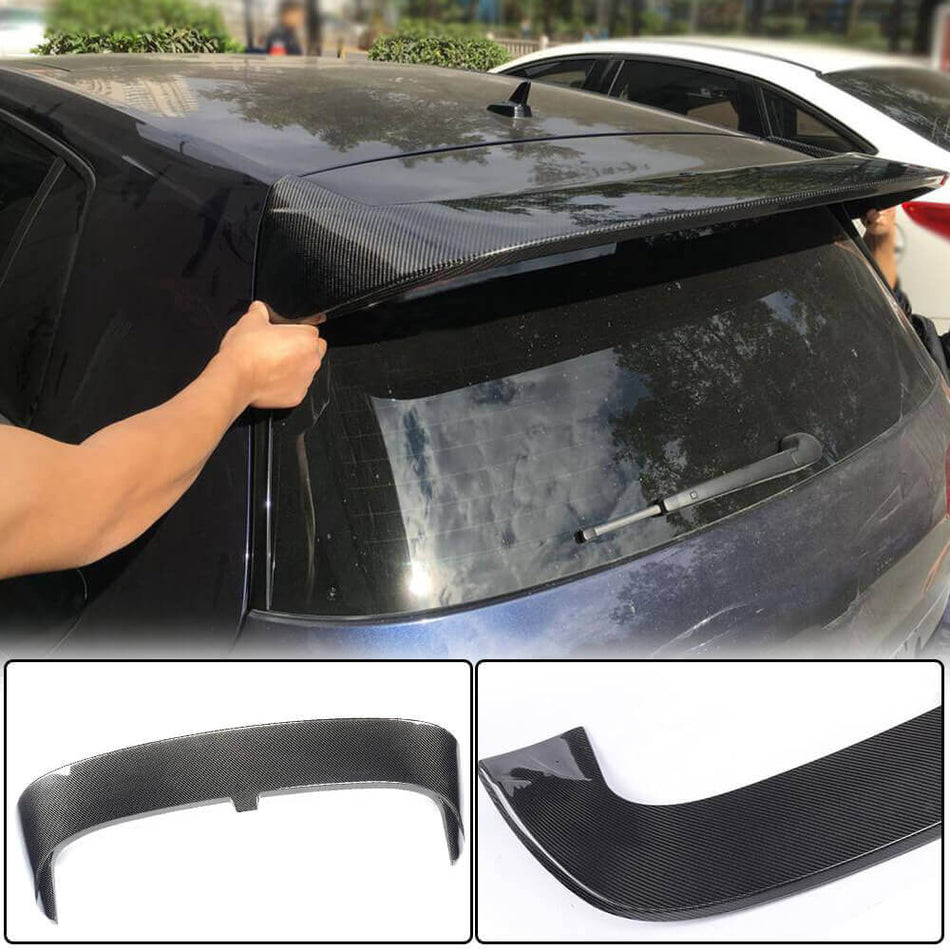 Volkswagen VW Golf 7 7.5 MK7 MK7.5 GTI R 2014-2019 Carbon Fiber Rear Roof Spoiler-Ahacarbon