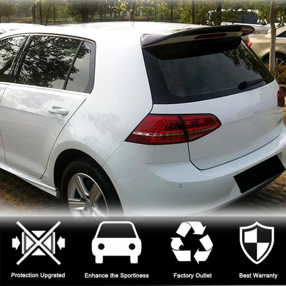 Volkswagen VW Golf 7 7.5 MK7 MK7.5 GTI R 2014-2019 Rear Roof Spoiler Carbon Fiber-Ahacarbon