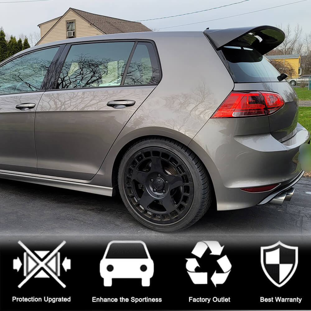 Volkswagen VW Golf 7 7.5 MK7 MK7.5 GTI R 2014-2019 Carbon Fiber Rear Roof Spoiler-Ahacarbon