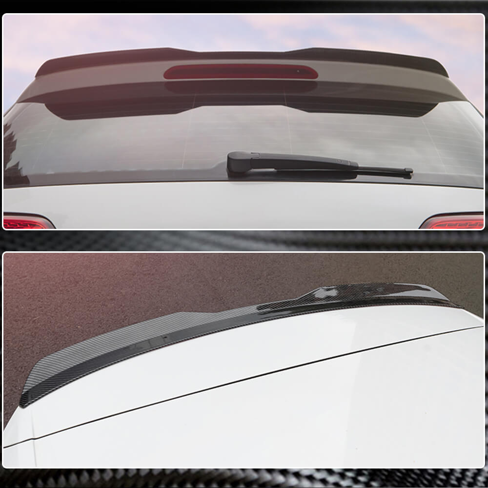 Volkswagen VW Golf 7 7.5 MK7 MK7.5 GTI R 2014-2019 Rear Roof Spoiler Carbon Fiber-Ahacarbon