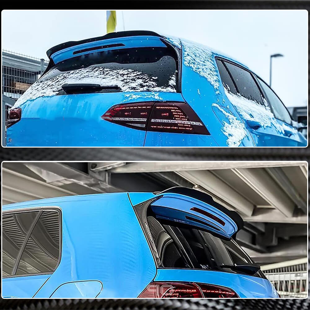 Volkswagen VW Golf 7 7.5 MK7 MK7.5 GTI R 2014-2019 Rear Roof Spoiler Carbon Fiber-Ahacarbon