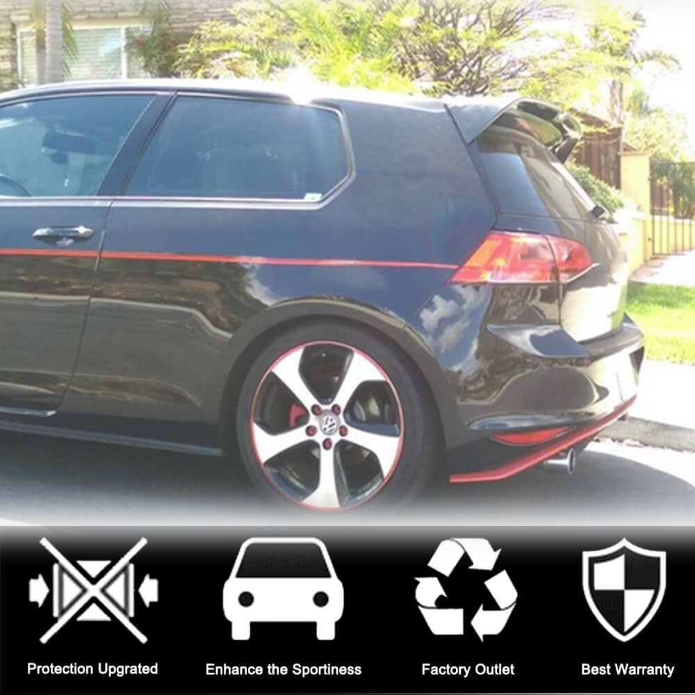 Volkswagen VW Golf 7 7.5 MK7 MK7.5 GTI R 2014-2019 Rear Roof Spoiler Carbon Fiber/ABS-Ahacarbon