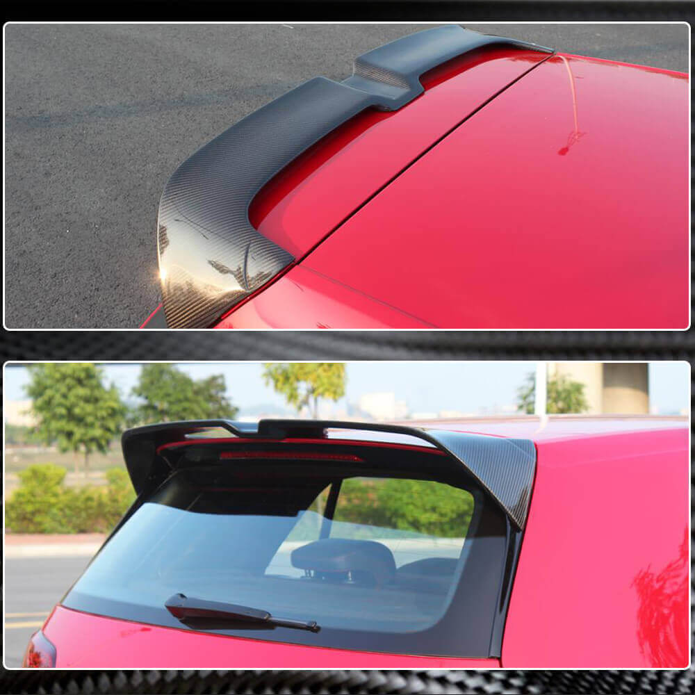 Volkswagen VW Golf 7 7.5 MK7 MK7.5 GTI R 2014-2019 Rear Roof Spoiler Carbon Fiber/ABS-Ahacarbon