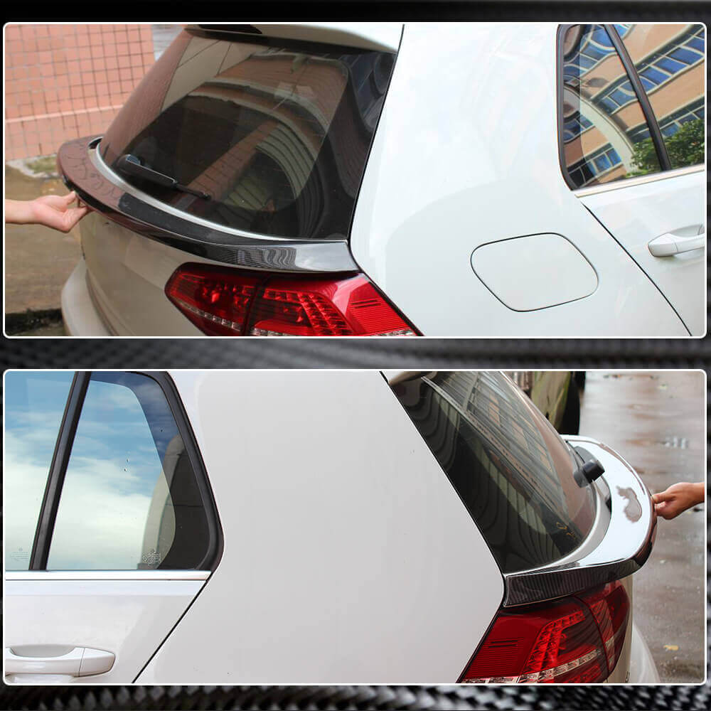 Volkswagen VW Golf 7 7.5 MK7 MK7.5 GTI R R-line 2014-2019 Rear Middle Spoiler Carbon Fiber-Ahacarbon