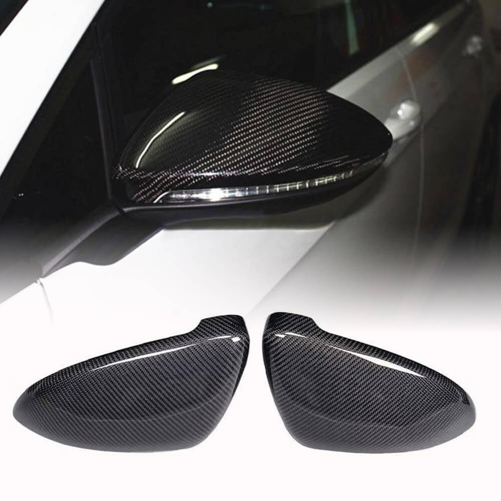 Volkswagen VW Golf 7 7.5 MK7 MK7.5 GTI R R-line 2014-2019 Mirror Covers Replacement Style Carbon Fiber-Ahacarbon